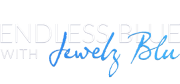 Endless Blue with Jewelz Blu Logo